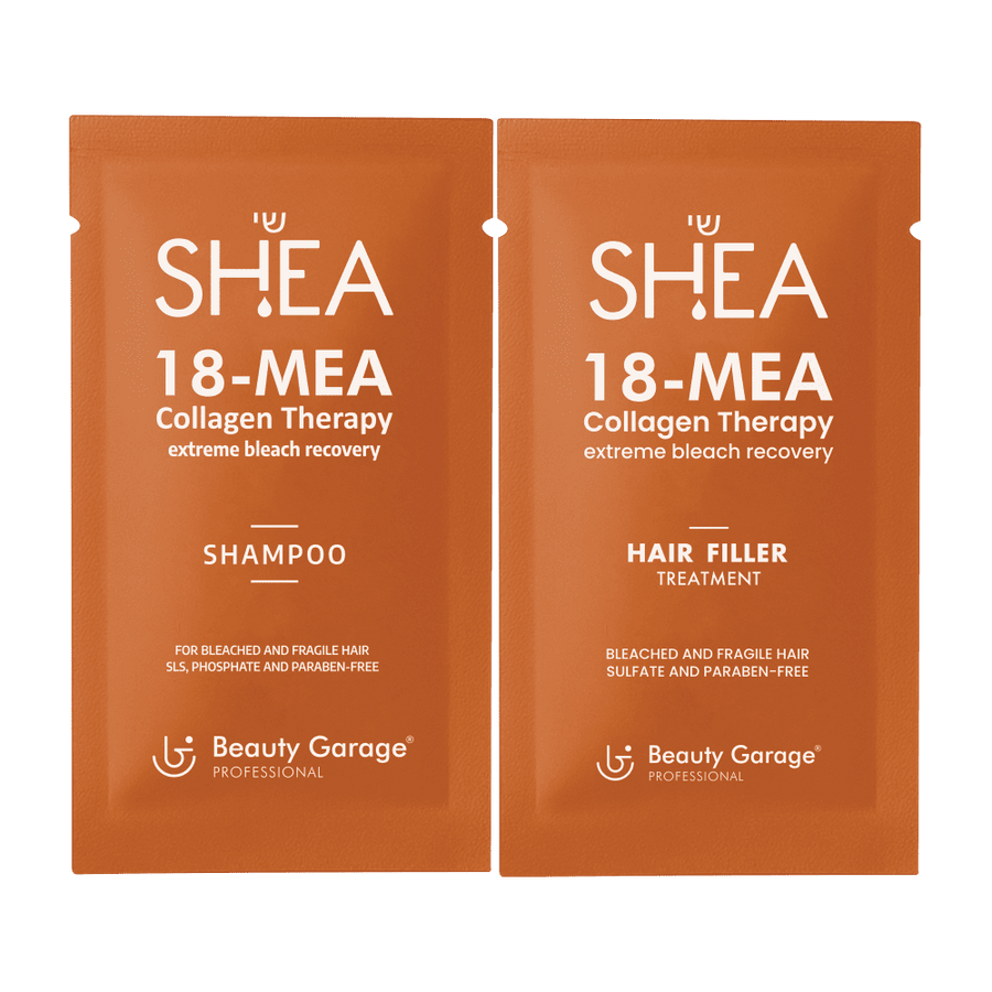 Shea 18-MEA Collagen Shampoo + Hair Filler Treatment Trial Pack