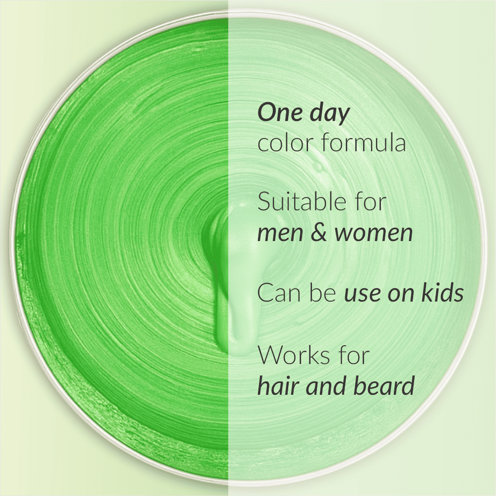 Gear Up Hair & Beard Color Wax - Green