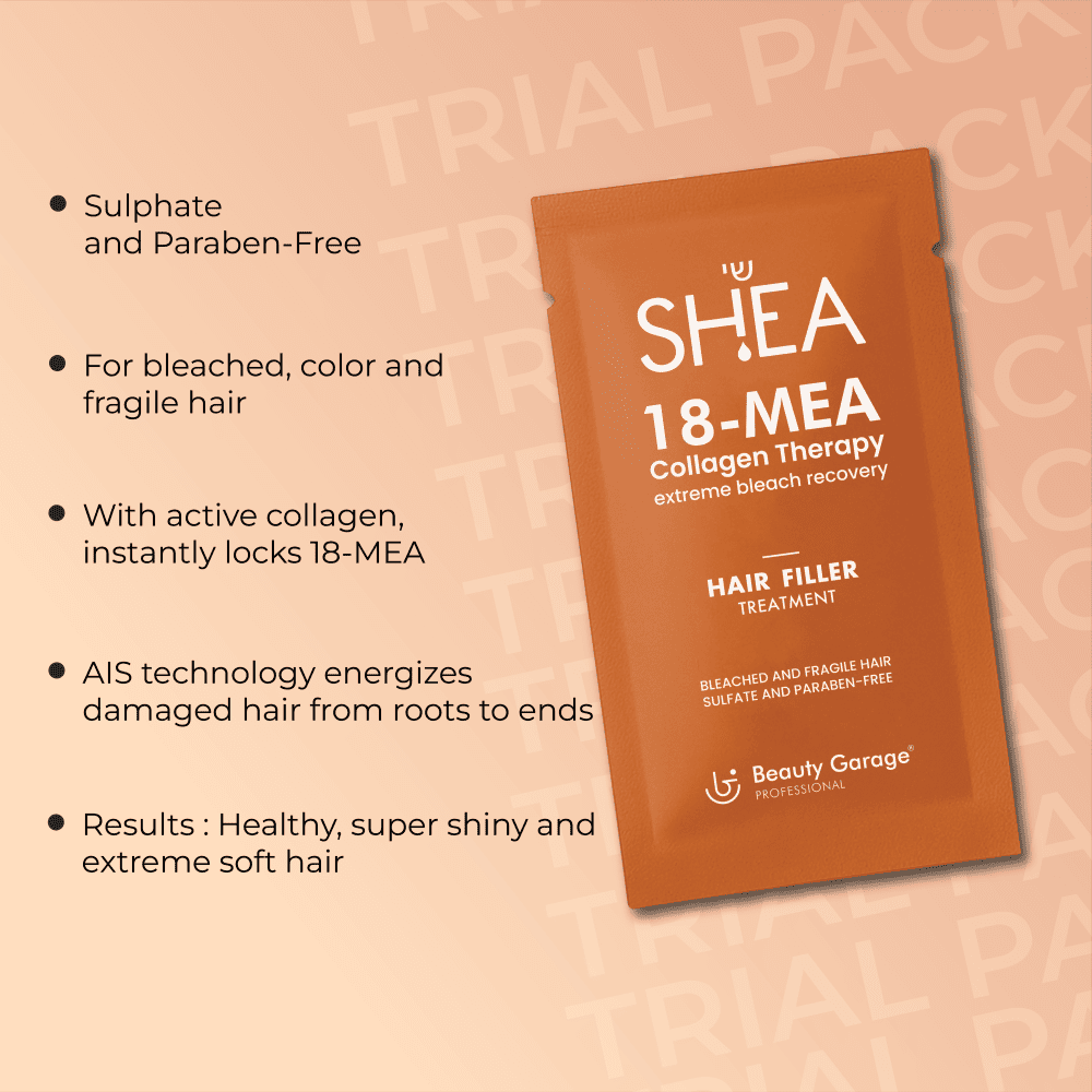 Shea 18-MEA Collagen Shampoo + Hair Filler Treatment Trial Pack