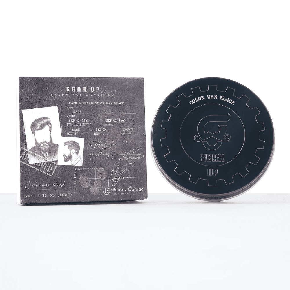 Gear Up Hair & Beard Color Wax - Black