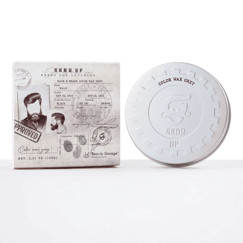 Gear Up Hair & Beard Color Wax - Grey