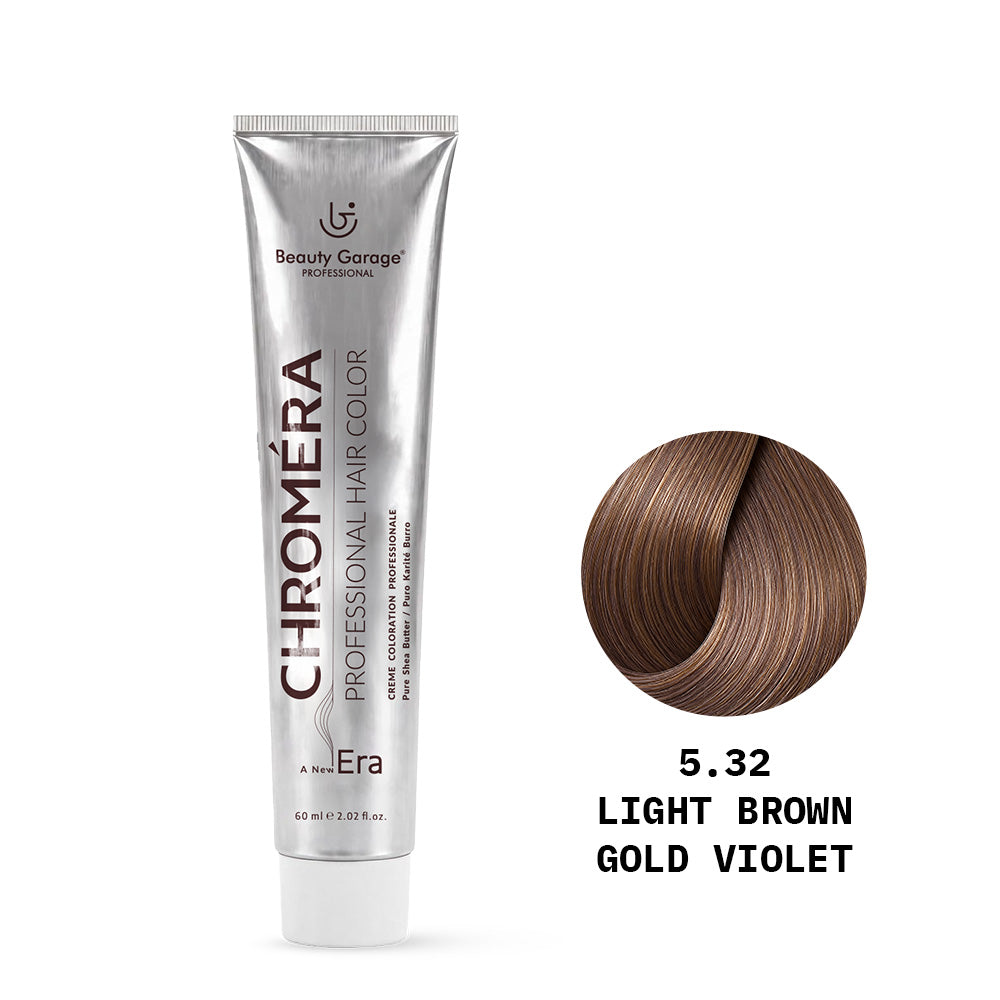 #Color_5.32 – Light Brown Gold Violet
