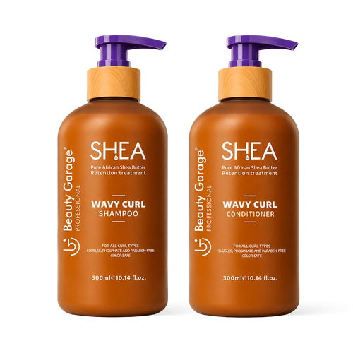 Shea Wavy Curl Shampoo + Conditioner Combo