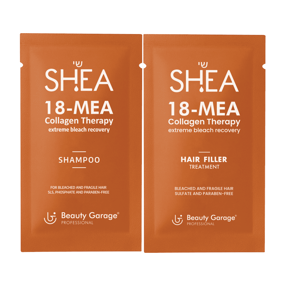 Shea 18-MEA Collagen Shampoo + Hair Filler Treatment Trial Pack