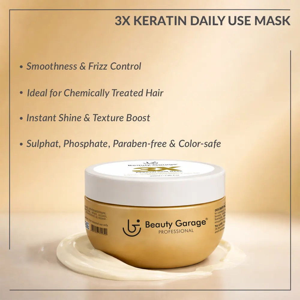 BEAUTY GARAGE 3X KERATIN HAIR MASK