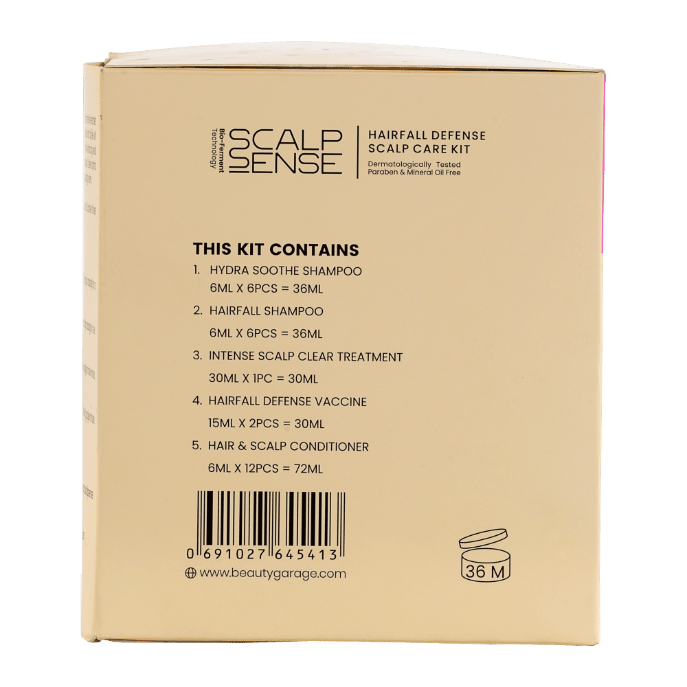 ScalpSense Hair fall Defense  Kit 6 time use- (Pack of 27)