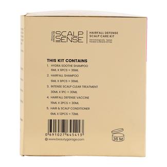 ScalpSense Hair fall Defense  Kit 6 time use- (Pack of 27)
