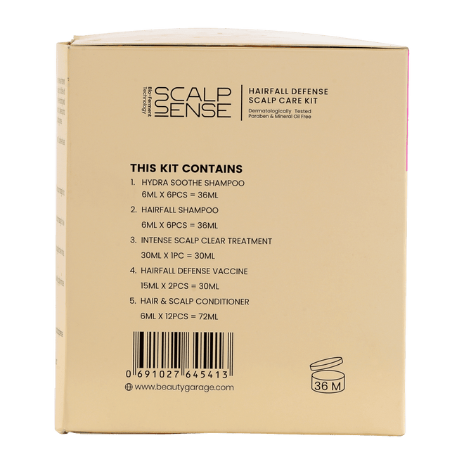 ScalpSense Hair fall Defense  Kit 6 time use- (Pack of 27)