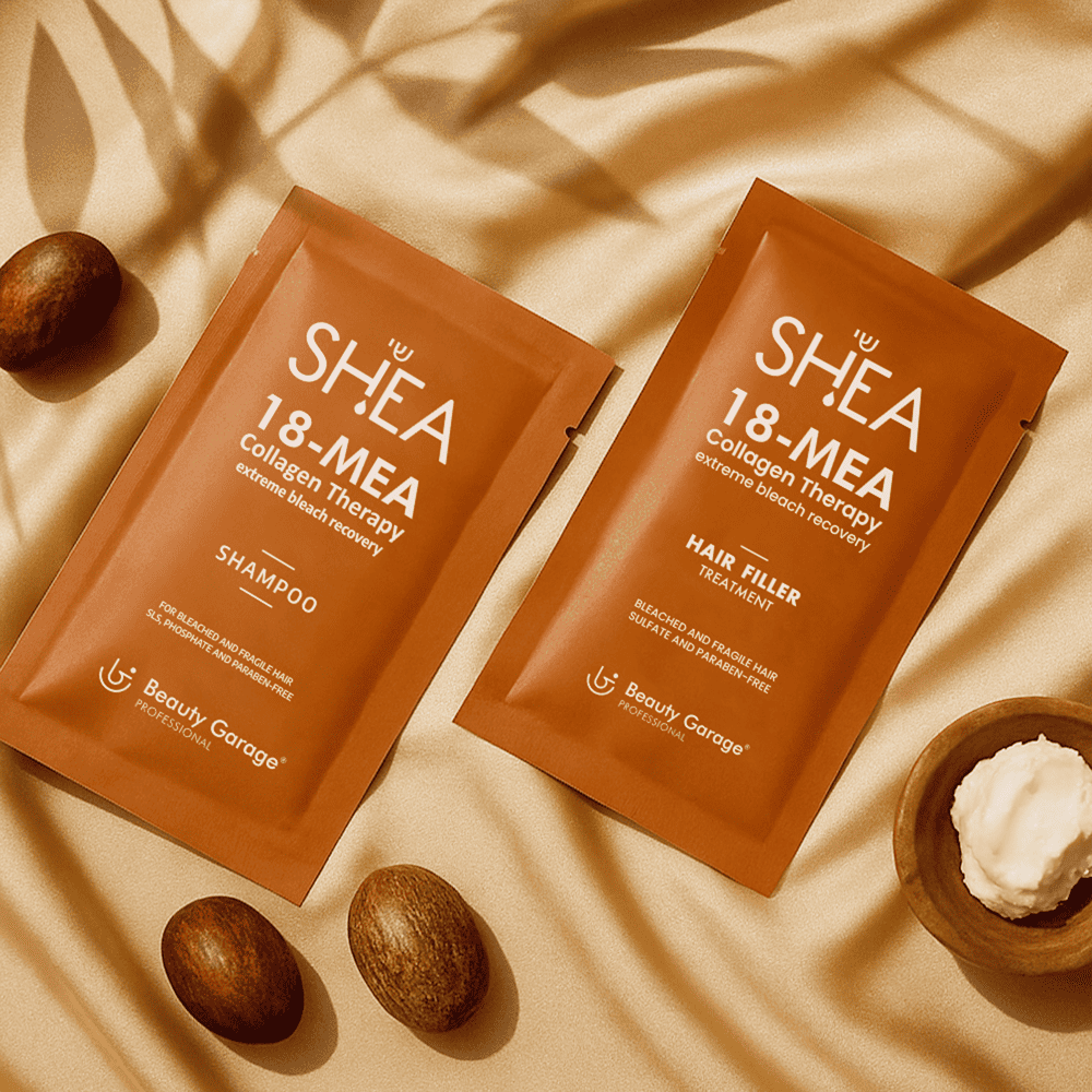 Shea 18-MEA Collagen Shampoo + Hair Filler Treatment Trial Pack