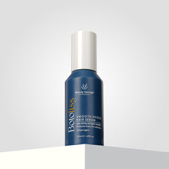 Botoliss Smooth Shield Hair Serum emphasizes its non-sticky, lightweight formula perfect for all hair types.