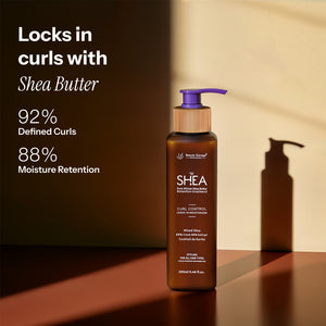 Shea Retention curl leave in moisturizer 60% cream and 40% gel lifestyle