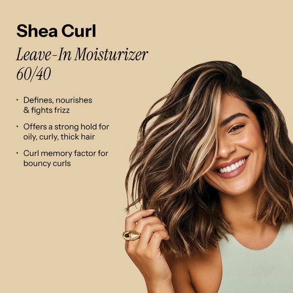 Shea Retention curl leave in moisturizer 60% cream and 40% gel model