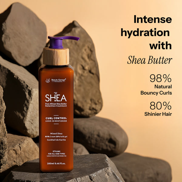 Shea Retention curl leave in moisturizer 80% cream and 20% gel lifestyle