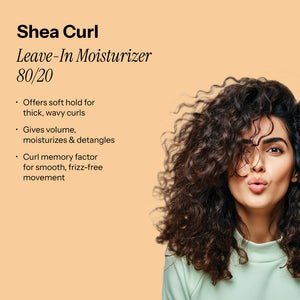 Shea Retention curl leave in moisturizer 80% cream and 20% gel model