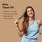 Shea Travel Kit: Suitable for all hair types, Strengthens weak strands, Repairs split ends, Prevents breakage.