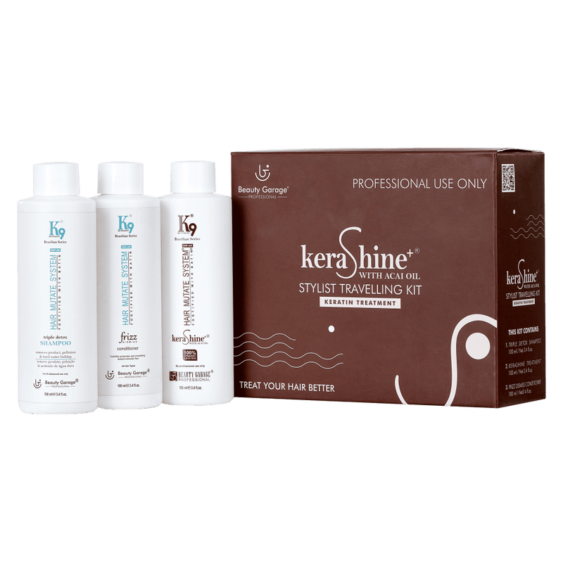 K9 BRAZILLIAN KERASHINE STYLIST KIT - PACK OF 3