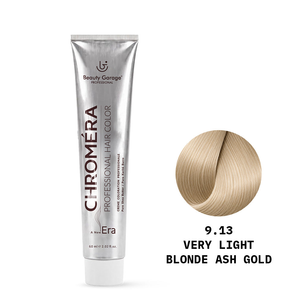 #Color_9.13 – Very Light Blonde Ash Gold