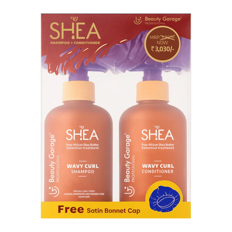 Shea Wavy Curl Shampoo + Conditioner Combo