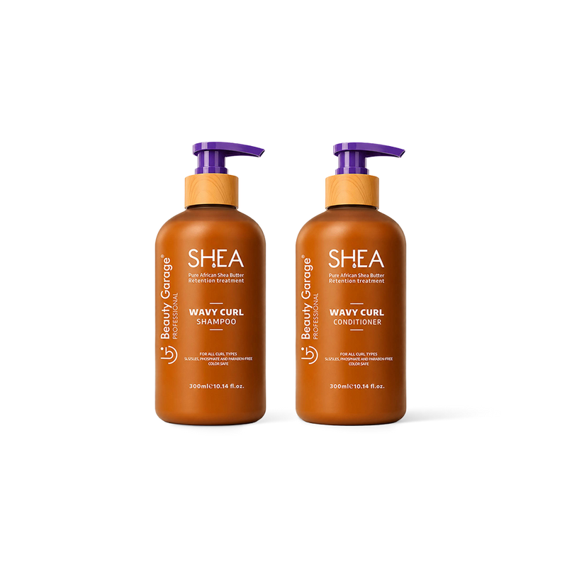 Shea Wavy Curl Shampoo + Conditioner Combo