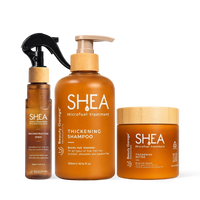 Shea Microfuel 3-Step Hair Reconstruction Kit – Shampoo, Spray & Hair Mask