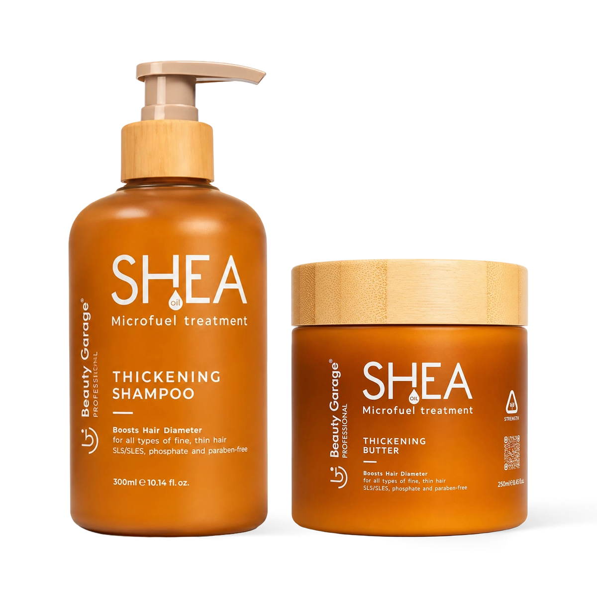 SHEA MICROFUEL THICKENING SHAMPOO & HAIR MASK COMBO